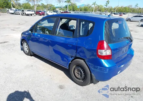 2007 Honda Fit из США, поврежденный, VIN JHMGD38487S009392